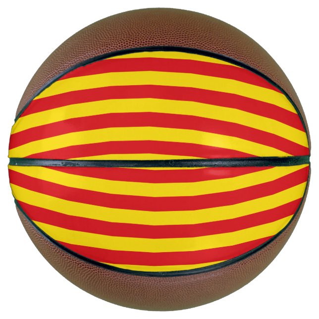 Fullsize Basketball with Flag of Catalonia (Front)