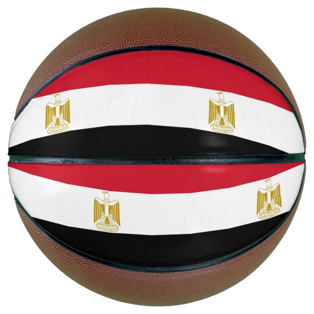 Fullsize Basketball with Flag of Egypt (Front)
