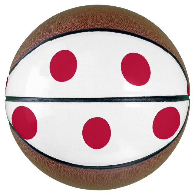 Fullsize Basketball with Flag of Japan (Front)