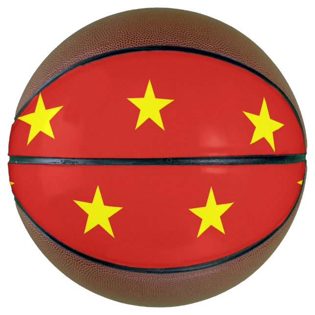 Fullsize Basketball with Flag of Vietnam (Front)