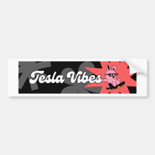 Fully adventurous sticker for your Tesla's bumper!