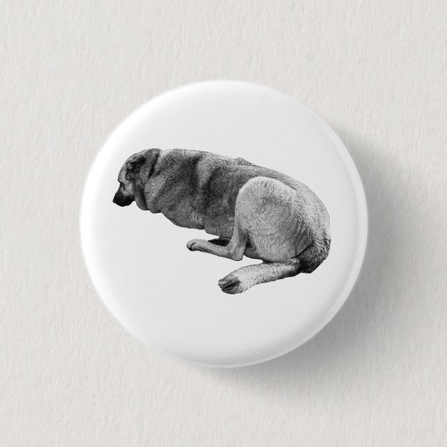 Fully at Ease 3 Cm Round Badge (Front)