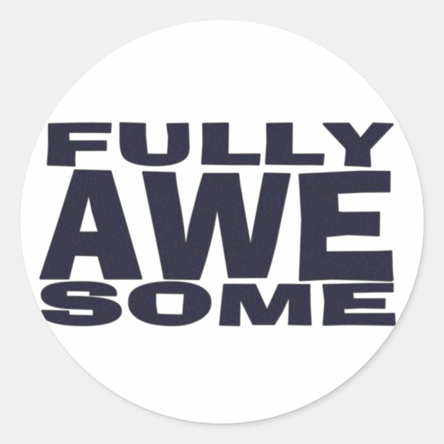 Fully Awesome Stickers (Front)