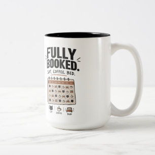 Fully Booked Cat Coffee Bed Cosy Mug Design