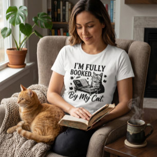 Fully Booked Cat T-Shirt