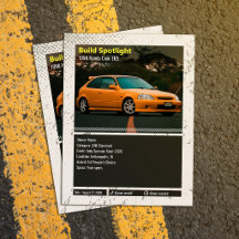 Fully custom Car Show Winner Snapshot Card