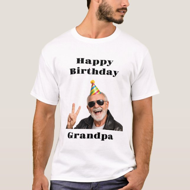 Fully Custom Happy birthday T-Shirt (Front)