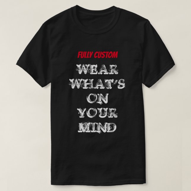 FULLY CUSTOM KITTY NAME T-Shirt (Design Front)