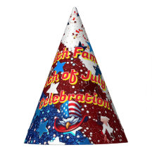 Fully Customisable 4th of July Party Hat