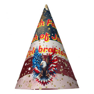 Fully Customisable 4th of July Party Hat