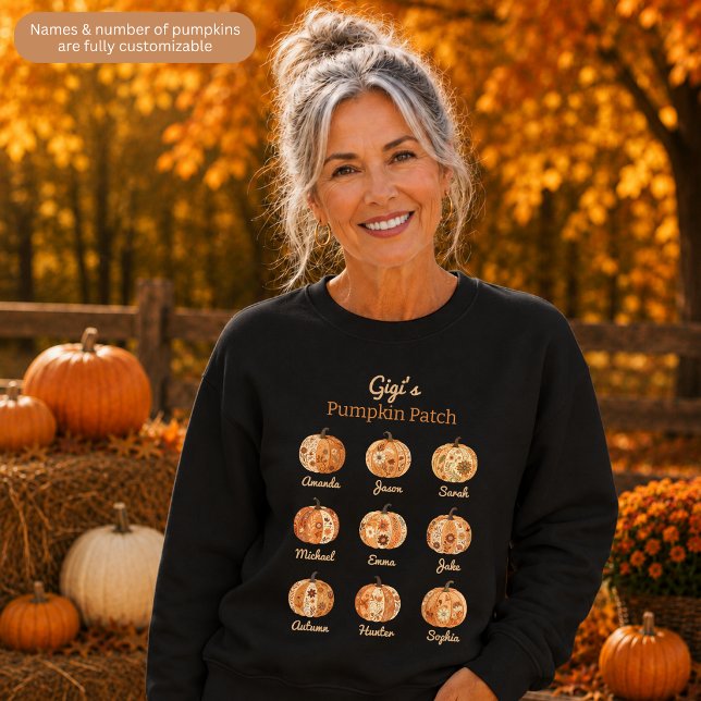 Fully Customisable Gigi’s Pumpkin Patch Sweatshirt (Creator Uploaded)