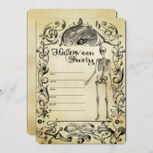 Fully Customisable Halloween Party Invitation