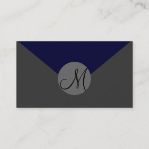 Fully customisable, monogram business cards