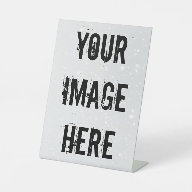 Fully Customisable Pedestal Sign (Front)