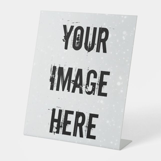 Fully Customisable Pedestal Sign (Front)