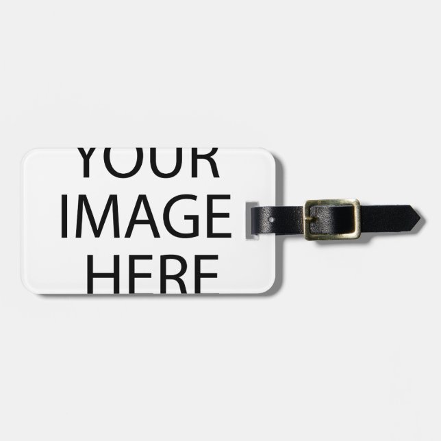 Fully Customisable YOUR IMAGE HERE Luggage Tag (Front Horizontal)