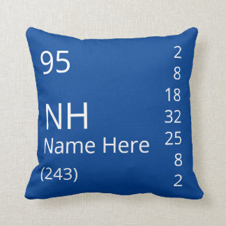 Fully Customizable Periodic Table of Elements Cell Cushion