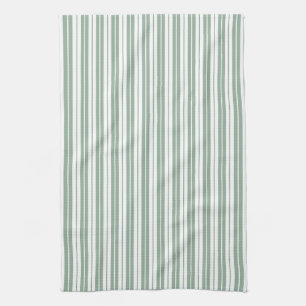Fully Editable Colors Rustic Country Stripes Tea Towel