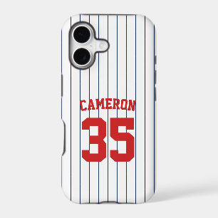 Fully Editable Colours Baseball Jersey Stripes Nam