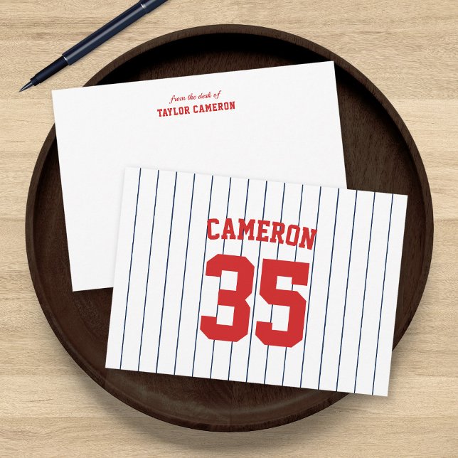 Fully Editable Colours Baseball Jersey Stripes Nam Card (Creator Uploaded)
