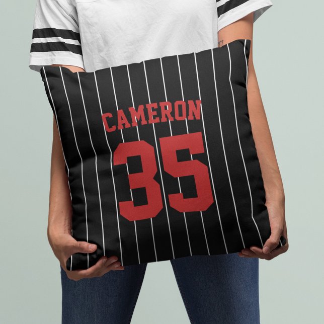 Fully Editable Colours Baseball Jersey Stripes Nam Cushion (Creator Uploaded)