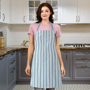 Fully Editable Colours Rustic Country Stripes Apron