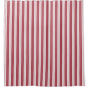 Fully Editable Colours Rustic Country Stripes Shower Curtain