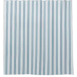 Fully Editable Colours Rustic Country Stripes Shower Curtain