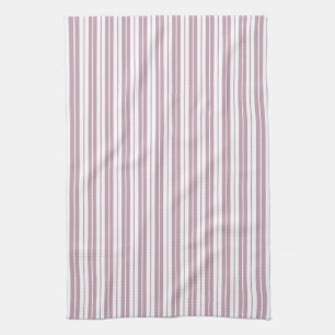 Fully Editable Colours Rustic Country Stripes Tea Towel
