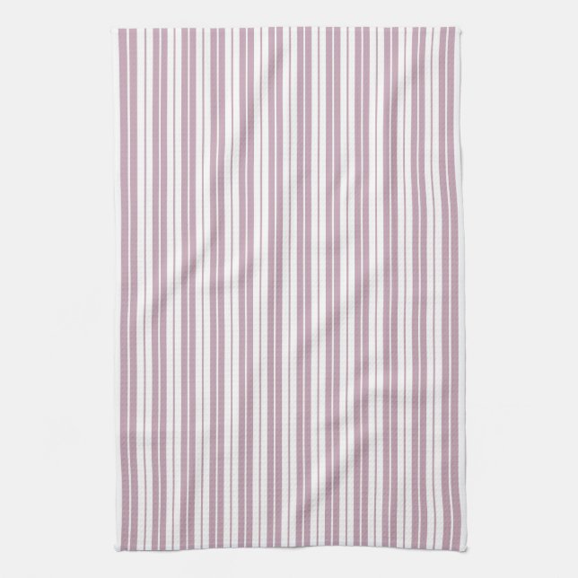 Fully Editable Colours Rustic Country Stripes Tea Towel (Vertical)