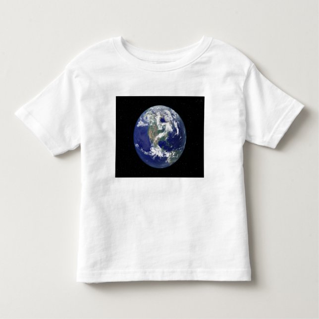 Fully lit Earth centred on North America Toddler T-Shirt (Front)