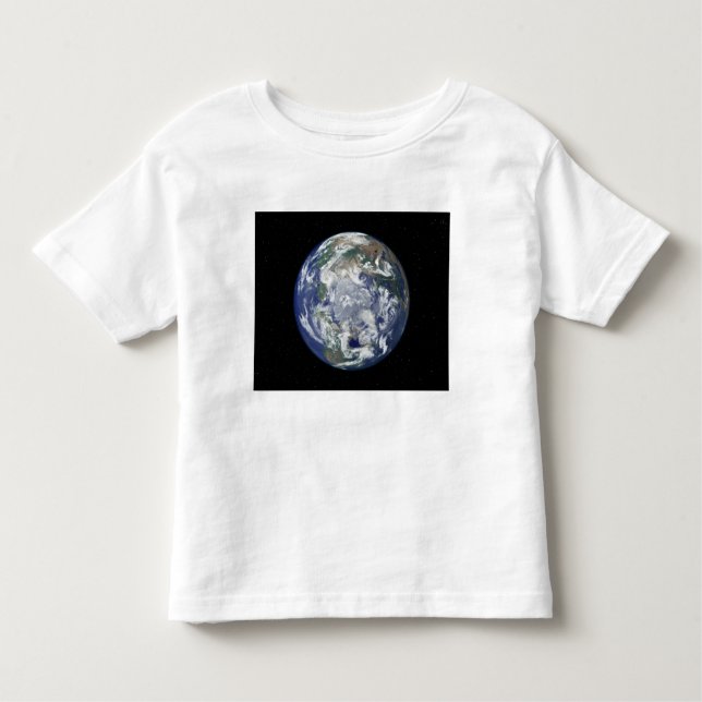 Fully lit Earth centred on the North Pole Toddler T-Shirt (Front)