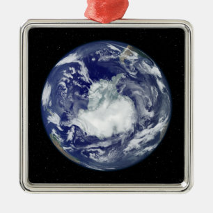 Fully lit full disc image metal tree decoration