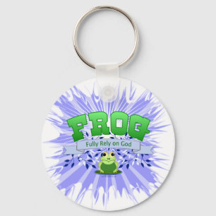 Fully Rely on God Key Ring