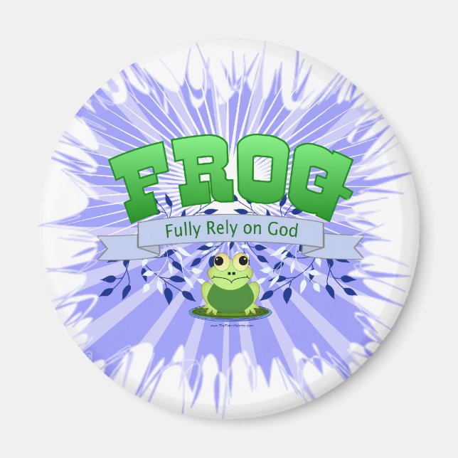 Fully Rely on God Magnet (Front)