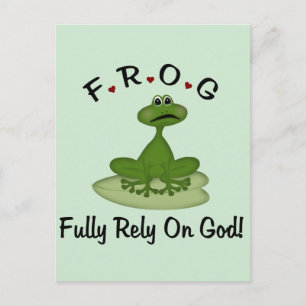 Fully Rely on God Postcard