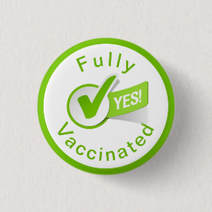 Fully Vaccinated against Covid 19 Button