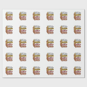 Fully Vaccinated by the Blood of Jesus Shirt Desig Wrapping Paper