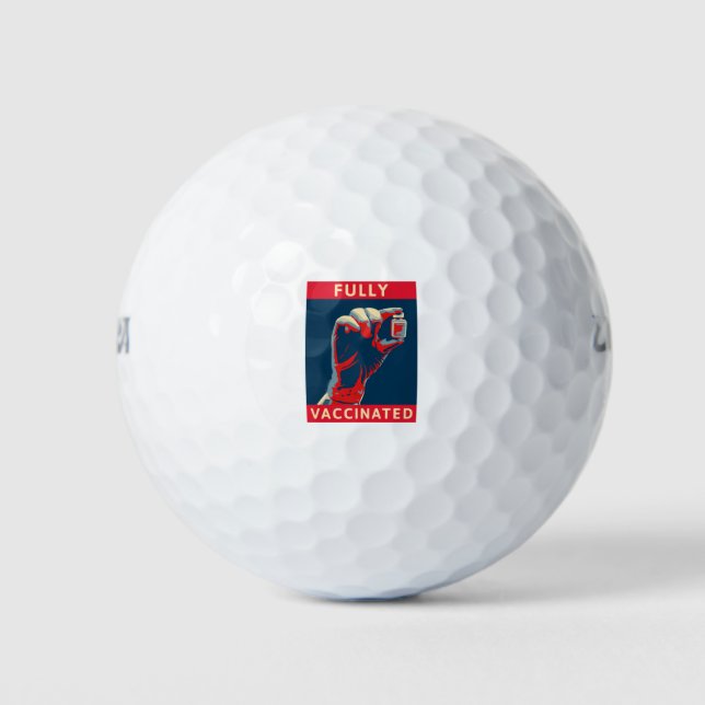 Fully Vaccinated Golf Balls (Front)