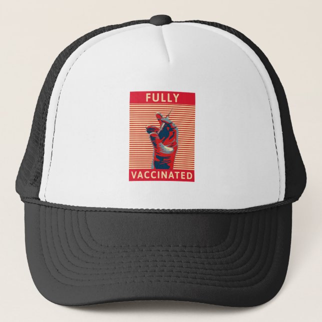 Fully Vaccinated Trucker Hat (Front)