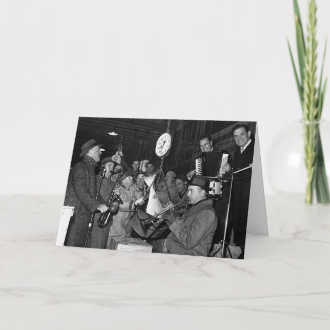 Fulton Fish Band, 1962 Card (Front)