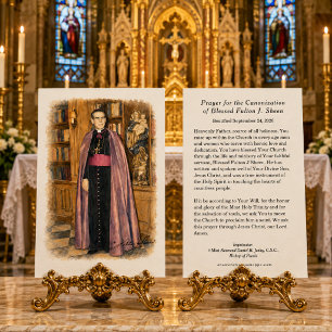 Fulton Sheen Canonisation Prayer Catholic Holy