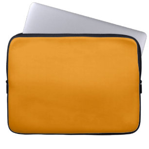 Fulvous Color Laptop Sleeve