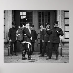 Fumigating Santa Claus, 1920s Poster