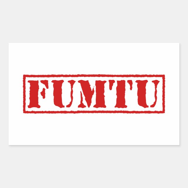 FUMTU RECTANGULAR STICKER (Front)