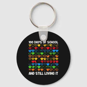 Fun 100 Days Of School And Still Loving It Girls H Key Ring
