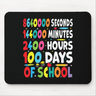 Fun 100 Days Of School Outfit For Math Teachers Bo Mouse Pad