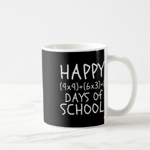 Fun 100th Day Of School Teacher Kids 100 Days Math Coffee Mug