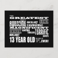 Fun 13th Birthday Party Greatest Thirteen Year Old