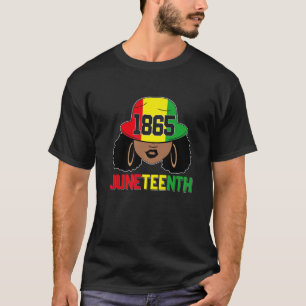Fun 1865 Junenth Celebrate Black Girl Magic Melani T-Shirt